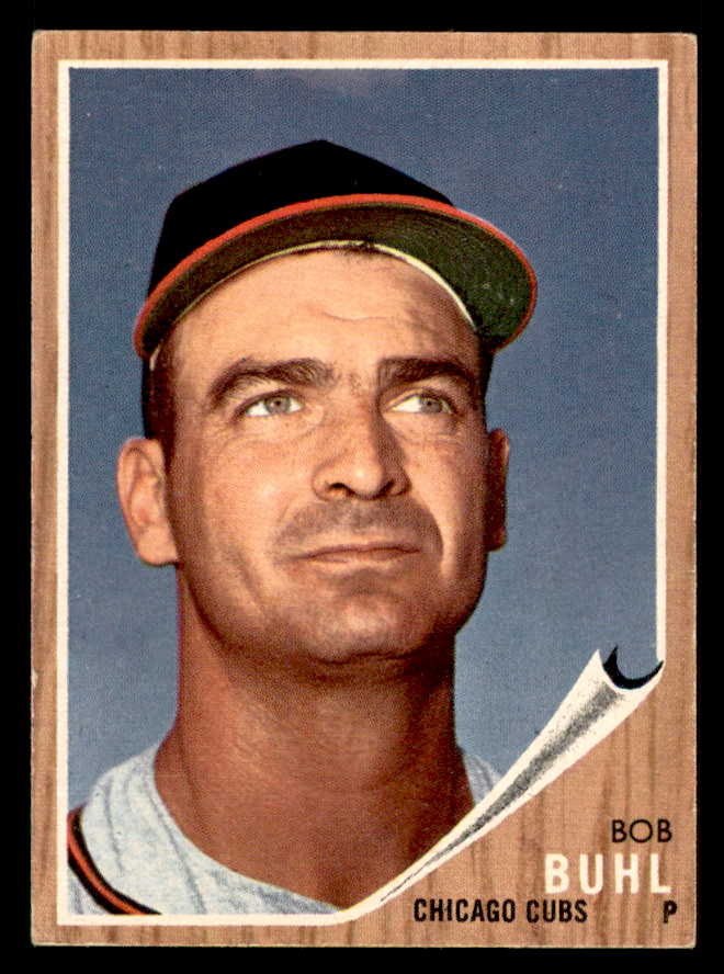 1962 Topps Baseball #458 Bob Buhl Cubs EX No Emblem 542337