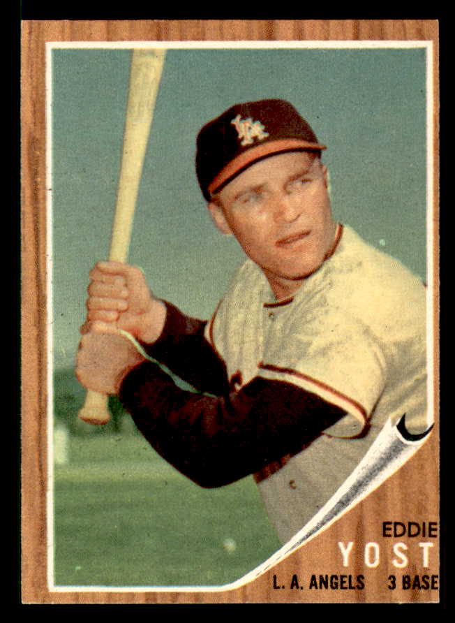 1962 Topps Baseball #176 Eddie Yost Angels EX Variation 542338