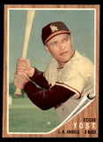 1962 Topps Baseball #176 Eddie Yost Angels EX-MT Variation 542339