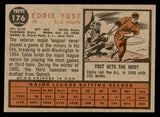1962 Topps Baseball #176 Eddie Yost Angels EX-MT Variation 542339
