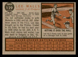 1962 Topps Baseball #129 Lee Walls Dodgers EX-MT Variation 542340