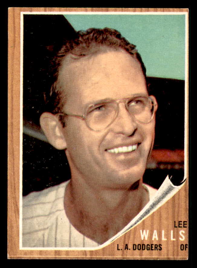1962 Topps Baseball #129 Lee Walls Dodgers VG-EX Variation 542344