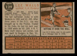 1962 Topps Baseball #129 Lee Walls Dodgers VG-EX Variation 542344