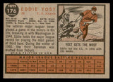 1962 Topps Baseball #176 Eddie Yost Angels VG-EX Variation 542345