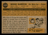1960 Topps Baseball #532 Mike Garcia White Sox VG-EX 542347