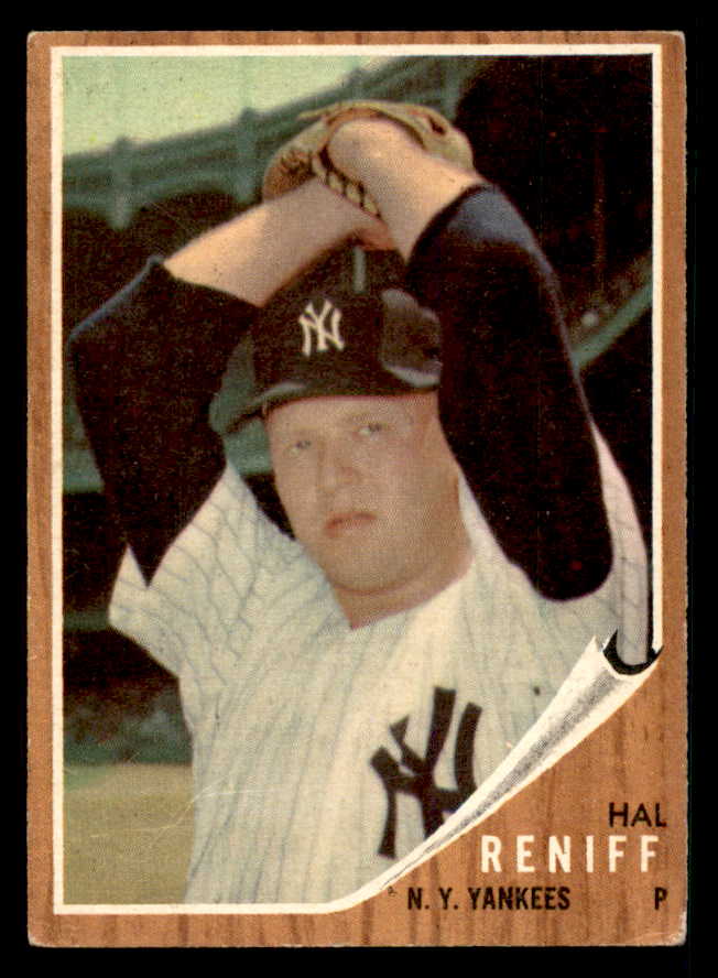 1962 Topps Baseball #139 Hal Reniff Yankees VG-EX Pitching 542349