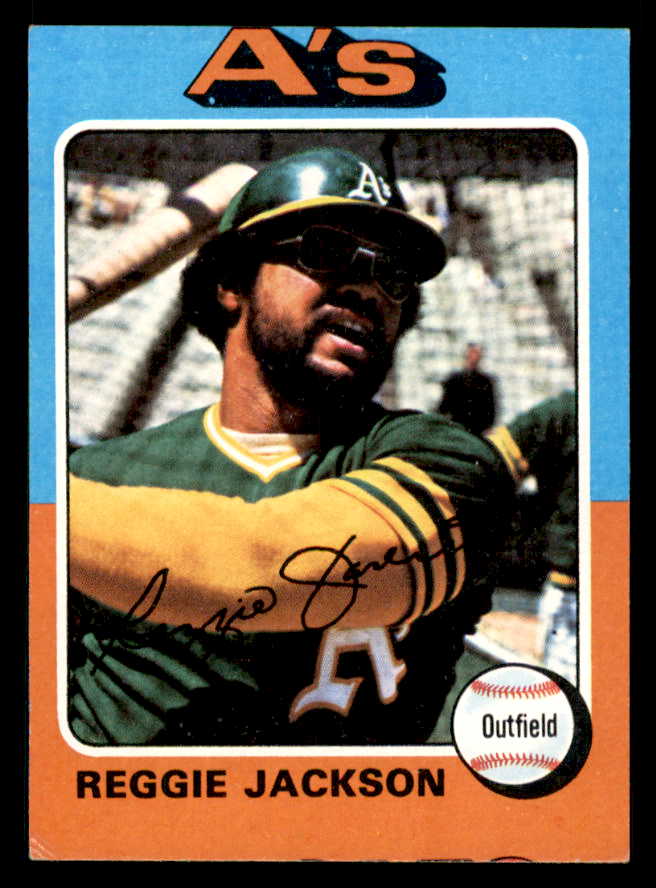 1975 Topps Baseball #300 Reggie Jackson A's VG-EX 542361