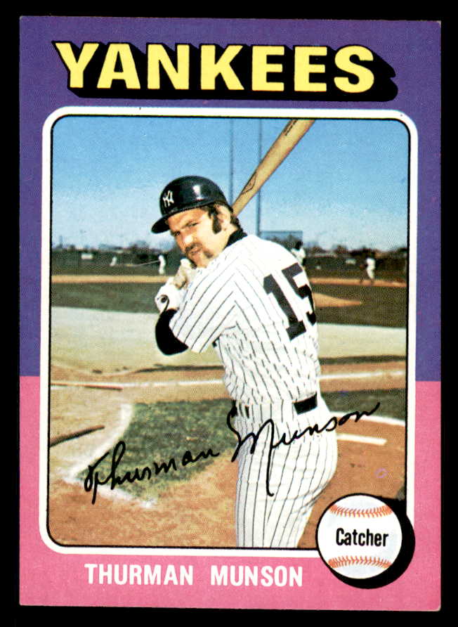 1975 Topps Baseball #020 Thurman Munson Yankees EX-MT 542362