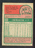 1975 Topps Baseball #500 Nolan Ryan Angles EX-MT 542364