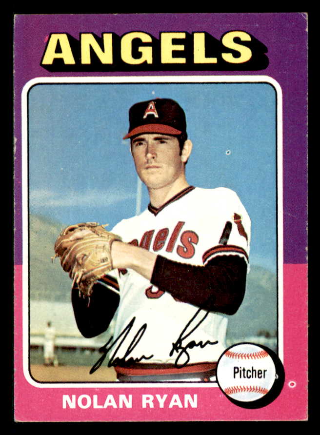 1975 Topps Baseball #500 Nolan Ryan Angles EX-MT 542365