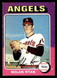 1975 Topps Baseball #500 Nolan Ryan Angles EX-MT 542365
