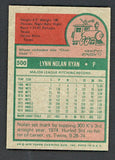 1975 Topps Baseball #500 Nolan Ryan Angles EX-MT 542365