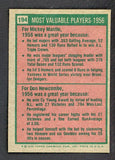 1975 Topps Baseball #194 Mickey Mantle Don Newcombe EX-MT 542373