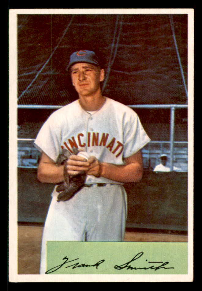 1954 Bowman Baseball #188 Frank Smith Reds EX-MT 542381