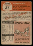 1953 Topps Baseball #037 Eddie Mathews Braves VG 542382