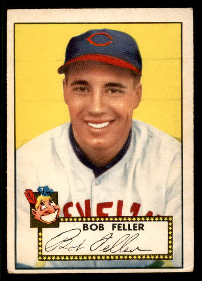 1952 Topps Baseball #088 Bob Feller Indians VG 542383