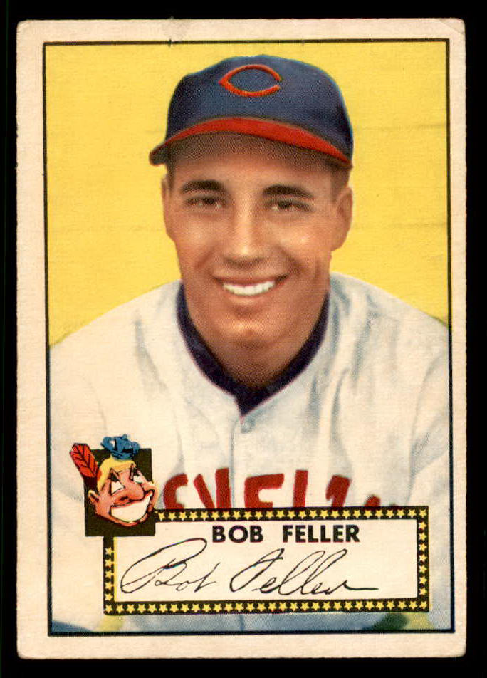 1952 Topps Baseball #088 Bob Feller Indians VG 542384