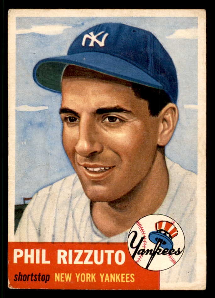 1953 Topps Baseball #114 Phil Rizzuto Yankees EX 542388