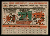 1956 Topps Baseball #321 Jim Konstanty Yankees EX-MT 542389