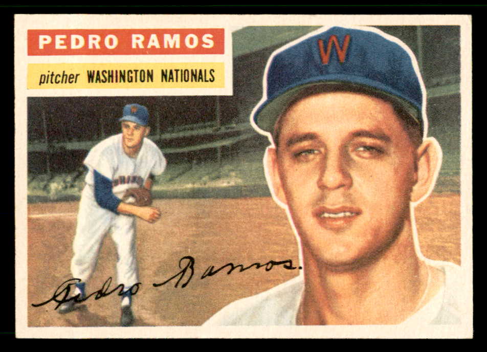 1956 Topps Baseball #049 Pedro Ramos Senators EX-MT White 542391