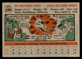 1956 Topps Baseball #286 Bill Wight Orioles EX-MT 542392