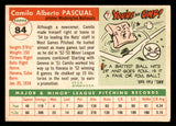 1955 Topps Baseball #084 Camilo Pascual Senators EX-MT 542395