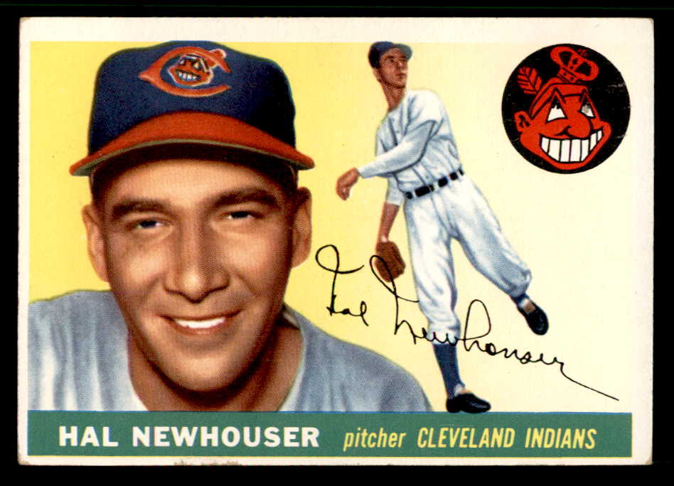 1955 Topps Baseball #024 Hal Newhouser Indians EX 542397