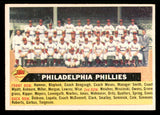 1956 Topps Baseball #072 Philadelphia Phillies Team EX-MT White 542400