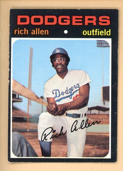 1971 Topps Baseball #650 Rich Allen Dodgers EX 542407