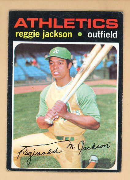 1971 Topps Baseball #020 Reggie Jackson A's VG-EX 542408