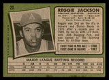 1971 Topps Baseball #020 Reggie Jackson A's VG-EX 542408