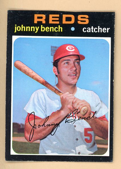 1971 Topps Baseball #250 Johnny Bench Reds EX-MT 542410