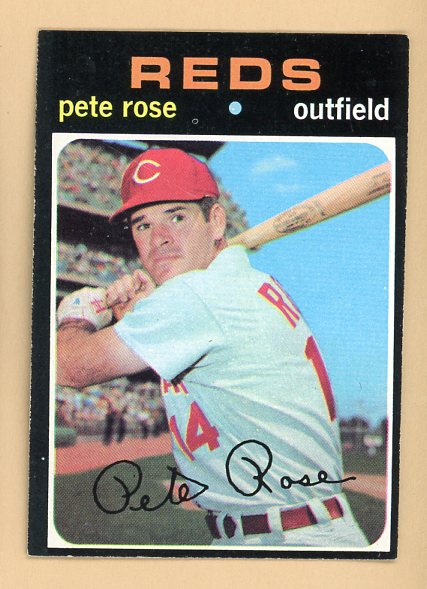 1971 Topps Baseball #100 Pete Rose Reds EX-MT 542412
