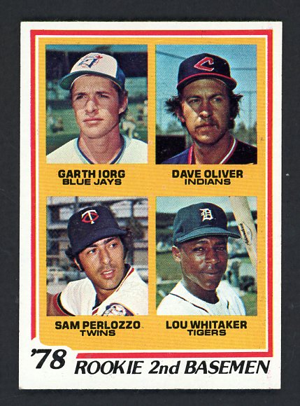 1978 Topps Baseball #704 Lou Whitaker Tigers NR-MT 542415