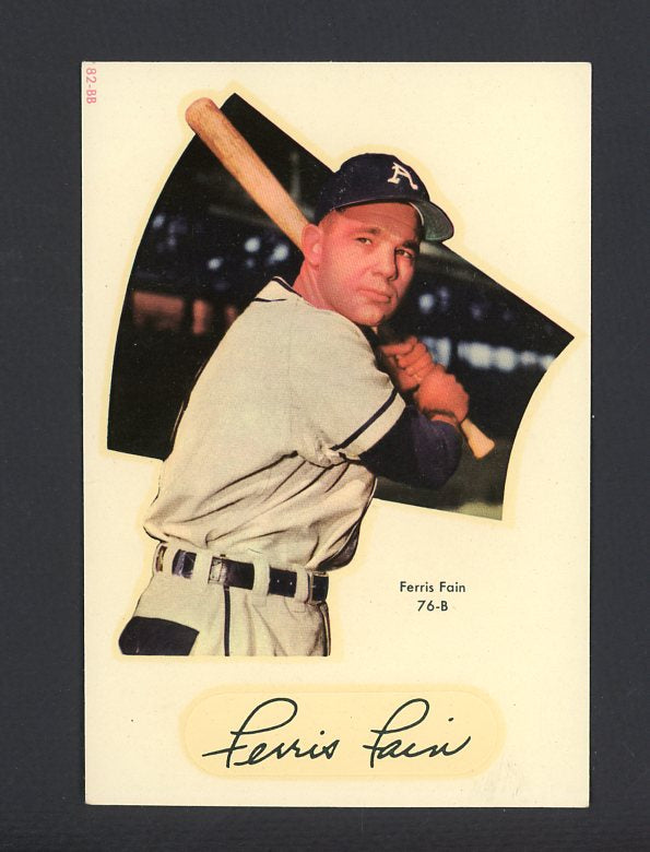1952 Star Cal Decals 1 #076B Ferris Fain A's no envelope 542442