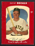 1952 Star Cal Decals 1 #077B Ralph Kiner Pirates 542444