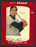 1952 Star Cal Decals 1 #078A Bobby Thomson Giants 542445