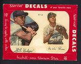 1952 Star Cal Decals 2 #091A Gil Hodges Pee Wee Reese 542471