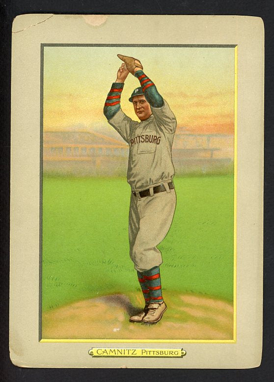 1910 T3 Turkey Red #007 Howie Camnitz Pirates scrapbook 542478