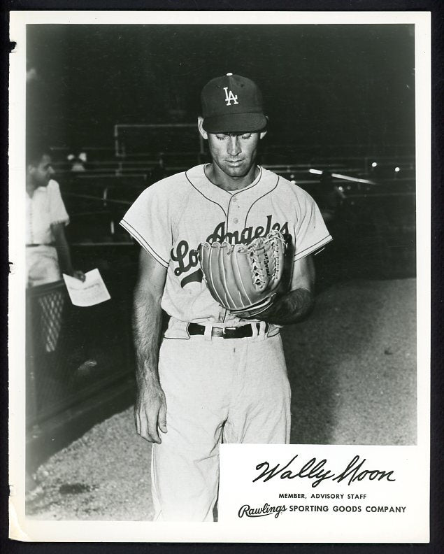 1950's-70's Rawlings Advisory Staff Wally Moon Dodgers VG 542499