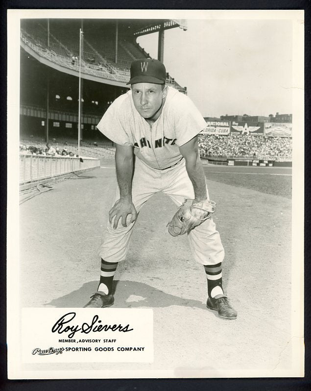 1950's-70's Rawlings Advisory Staff Roy Sievers Senators GD tears 542504
