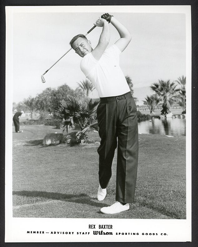 1950's-70's Wilson Advisory Staff Rex Baxter Golf EX 542527