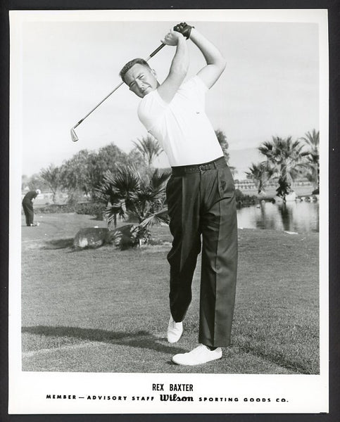 1950's-70's Wilson Advisory Staff Rex Baxter Golf EX 542527