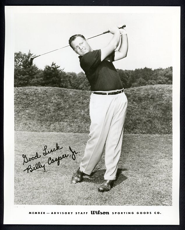 1950's-70's Wilson Advisory Staff Billy Casper Golf EX 542529