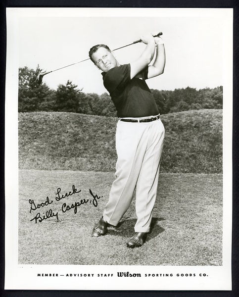 1950's-70's Wilson Advisory Staff Billy Casper Golf EX 542529