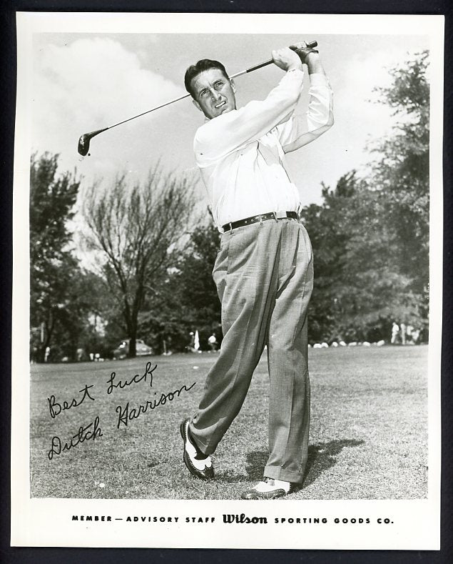 1950's-70's Wilson Advisory Staff Dutch Harrison Golf EX 542532