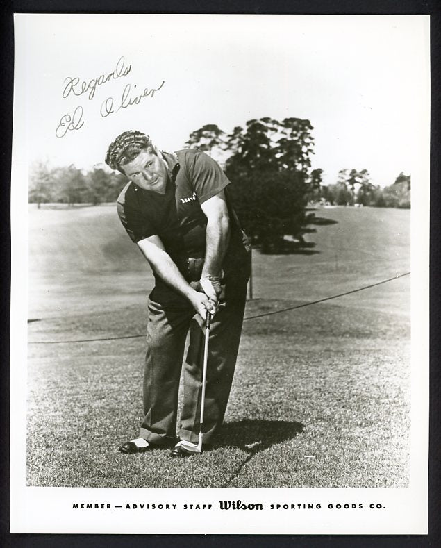 1950's-70's Wilson Advisory Staff Ed Oliver Golf EX 542534