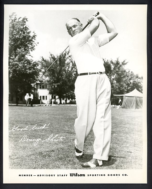 1950's-70's Wilson Advisory Staff Denny Shute Golf EX-MT 542536