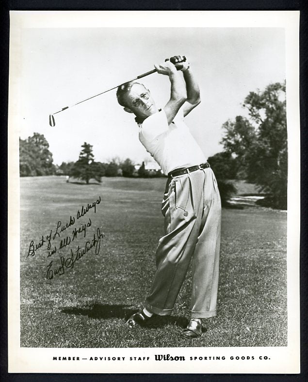 1950's-70's Wilson Advisory Staff Earl Stewart Golf EX 542537