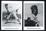 1962 Jay Publishing Milwaukee Braves Complete Set Aaron Spahn 542543